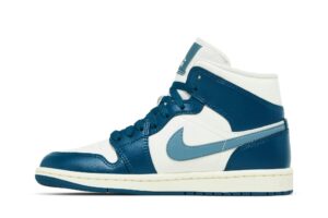 Jordan 1 Mid French Blue (Women's) BQ6472-414 - Brosneaker photo 3