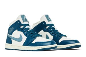 Jordan 1 Mid French Blue (Women's) BQ6472-414 - Brosneaker photo 8
