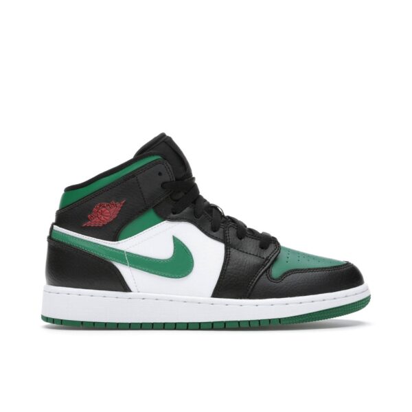 Jordan 1 Mid Green Toe (GS) 554725-067 - Brosneaker photo 1