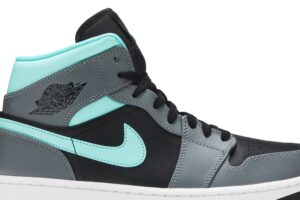 Jordan 1 Mid Grey Aqua 554724-063 - Brosneaker photo 2