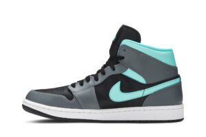 Jordan 1 Mid Grey Aqua 554724-063 - Brosneaker photo 3
