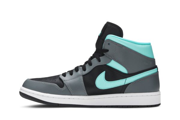 Jordan 1 Mid Grey Aqua 554724-063 - Brosneaker photo 3