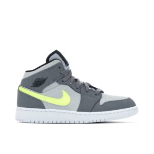 Jordan 1 Mid Gunsmoke Volt (GS) 554725-072 - Brosneaker photo 1