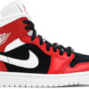 Jordan 1 Mid Gym Red Black (Women's) BQ6472-601 - Brosneaker photo 1