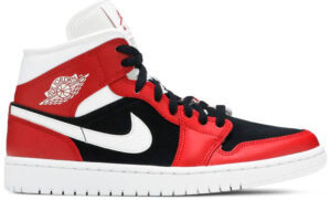 Jordan 1 Mid Gym Red Black (Women's) BQ6472-601 - Brosneaker photo 1