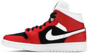 Jordan 1 Mid Gym Red Black (Women's) BQ6472-601 - Brosneaker photo 2