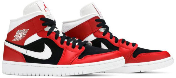 Jordan 1 Mid Gym Red Black (Women's) BQ6472-601 - Brosneaker photo 3