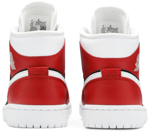 Jordan 1 Mid Gym Red Black (Women's) BQ6472-601 - Brosneaker photo 4