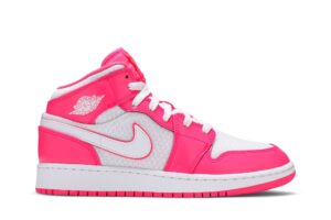 Jordan 1 Mid Hyper Pink White (GS) 555112-611 - Brosneaker photo 1