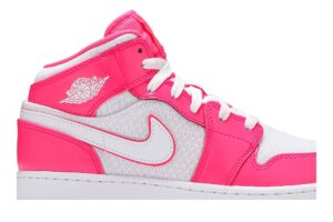 Jordan 1 Mid Hyper Pink White (GS) 555112-611 - Brosneaker photo 2