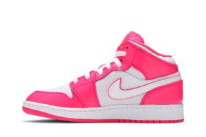 Jordan 1 Mid Hyper Pink White (GS) 555112-611 - Brosneaker photo 3