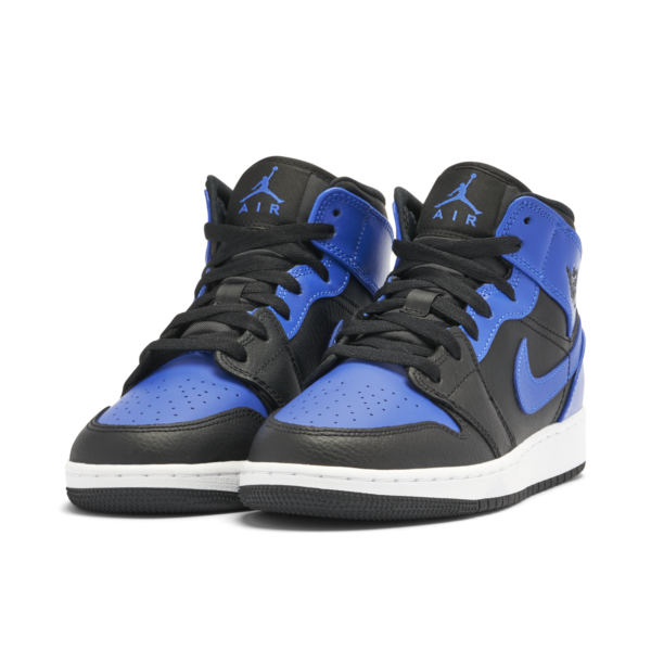 Jordan 1 Mid Hyper Royal (GS) 554725-077 - Brosneaker photo 4