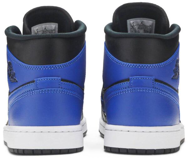 Jordan 1 Mid Hyper Royal Tumbled Leather 554724-077 - Brosneaker photo 4