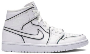 Jordan 1 Mid Iridescent Reflective White (Women's) CK6587-100 - Brosneaker photo 1