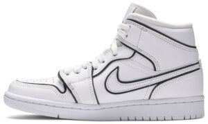 Jordan 1 Mid Iridescent Reflective White (Women's) CK6587-100 - Brosneaker photo 2
