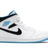 Jordan 1 Mid Laser Blue 554724-141 - Brosneaker photo 1