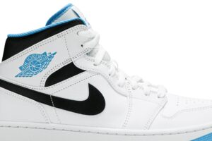 Jordan 1 Mid Laser Blue 554724-141 - Brosneaker photo 2