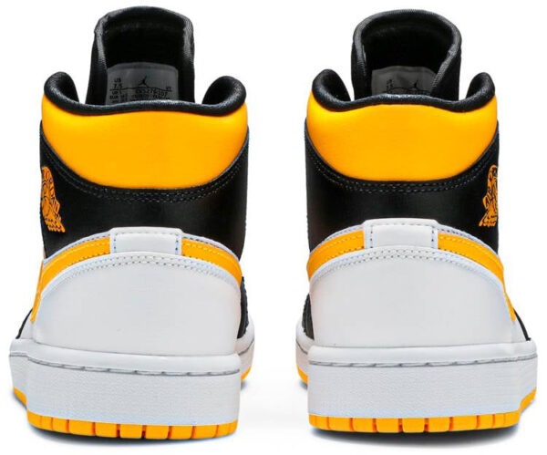 Jordan 1 Mid Laser Orange Black (Women's) CV5276-107 - Brosneaker photo 4