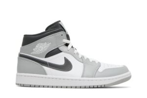 Jordan 1 Mid Light Smoke Grey Anthracite 554724-078 - Brosneaker photo 1
