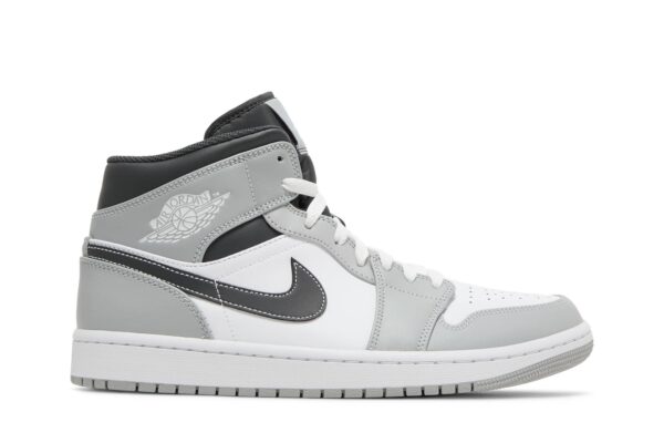 Jordan 1 Mid Light Smoke Grey Anthracite 554724-078 - Brosneaker photo 1