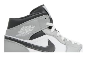 Jordan 1 Mid Light Smoke Grey Anthracite 554724-078 - Brosneaker photo 2