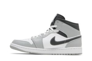 Jordan 1 Mid Light Smoke Grey Anthracite 554724-078 - Brosneaker photo 3