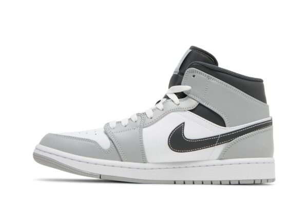 Jordan 1 Mid Light Smoke Grey Anthracite 554724-078 - Brosneaker photo 3