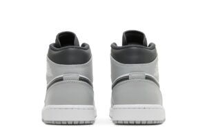 Jordan 1 Mid Light Smoke Grey Anthracite 554724-078 - Brosneaker photo 6