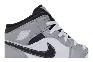 Jordan 1 Mid Light Smoke Grey (GS) 554725-078 - Brosneaker photo 2