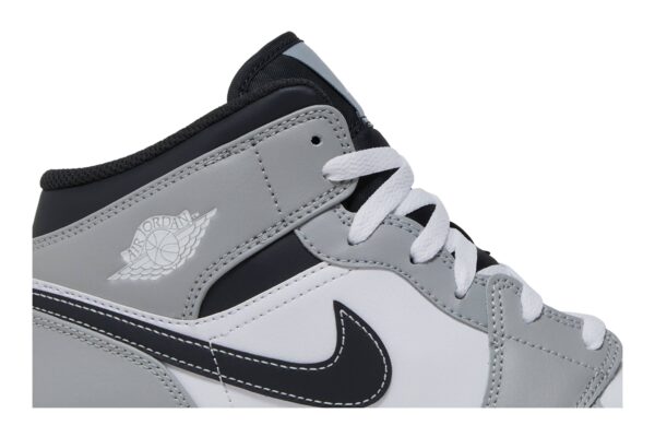 Jordan 1 Mid Light Smoke Grey (GS) 554725-078 - Brosneaker photo 2