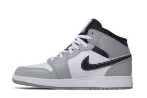 Jordan 1 Mid Light Smoke Grey (GS) 554725-078 - Brosneaker photo 3