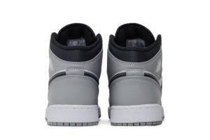 Jordan 1 Mid Light Smoke Grey (GS) 554725-078 - Brosneaker photo 6