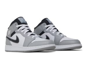 Jordan 1 Mid Light Smoke Grey (GS) 554725-078 - Brosneaker photo 8