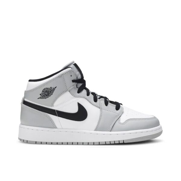 Jordan 1 Mid Light Smoke Grey (GS) 554725-092 - Brosneaker photo 1