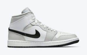 Jordan 1 Mid Light Smoke Grey (Women's) BQ6472-015 - Brosneaker photo 3