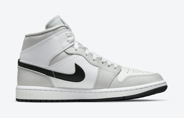 Jordan 1 Mid Light Smoke Grey (Women's) BQ6472-015 - Brosneaker photo 3
