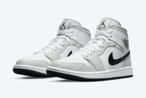 Jordan 1 Mid Light Smoke Grey (Women's) BQ6472-015 - Brosneaker photo 4