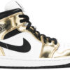 Jordan 1 Mid Metallic Gold Black White DC1419-700 - Brosneaker photo 1