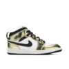 Jordan 1 Mid Metallic Gold Black White (GS) DC1420-700 - Brosneaker photo 1