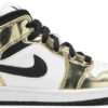 Jordan 1 Mid Metallic Gold Black White (PS) DC1422-700 - Brosneaker photo 1