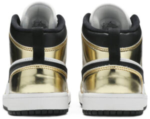 Jordan 1 Mid Metallic Gold Black White (PS) DC1422-700 - Brosneaker photo 4