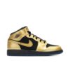 Jordan 1 Mid Metallic Gold Coin Black (GS) 555112-905 - Brosneaker photo 1