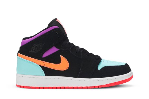 Jordan 1 Mid Multi-Color (GS) 554725-083 - Brosneaker photo 1