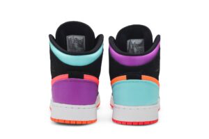 Jordan 1 Mid Multi-Color (GS) 554725-083 - Brosneaker photo 6