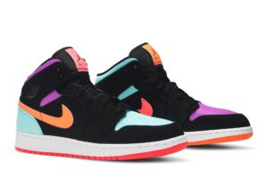 Jordan 1 Mid Multi-Color (GS) 554725-083 - Brosneaker photo 8