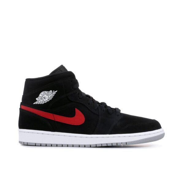 Jordan 1 Mid Multi-Color Swoosh Black 554724-065 - Brosneaker photo 1