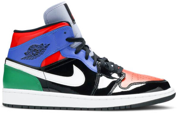 Jordan 1 Mid Multi Patent (Women's) CV5276-001 - Brosneaker photo 1