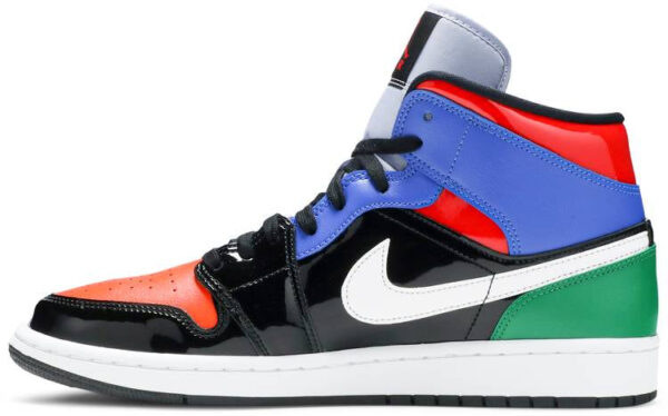 Jordan 1 Mid Multi Patent (Women's) CV5276-001 - Brosneaker photo 2