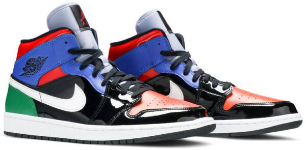 Jordan 1 Mid Multi Patent (Women's) CV5276-001 - Brosneaker photo 3