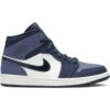 Jordan 1 Mid Obsidian Sanded Purple 554724-445 - Brosneaker photo 1